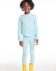 Lounge Baby Blue Jay Girls Legging