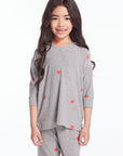 Tiny Hearts Girls Pullover Hoodie