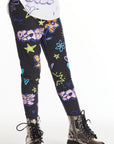 Peace & Love Girls Cozy Knit Classic Legging