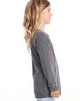 Rolling Stones Rock & Roll Logo Girls Raglan Pullover