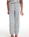 Rainbow Hearts Girls Pants