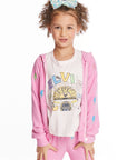 Glitter Bolts Girls Zipup Hoodie