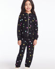 Rainbow Stars Girls Zip Up Hoodie