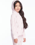 Allover Ballerinas Girls Pullover Hoodie