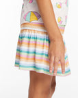 Peplum Sunshine Stripe Girls Skort GIRLS chaserbrand