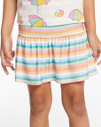 Peplum Sunshine Stripe Girls Skort GIRLS chaserbrand