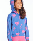 Hearts and Bolts Girls Pullover Hoodie