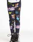 Peace & Love Girls Cozy Knit Classic Legging