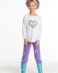 Colorful Heart Girls Long Sleeve