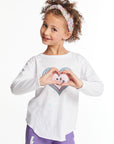 Colorful Heart Girls Long Sleeve