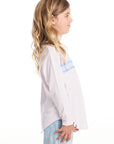 Heart Stripe Girls Long Sleeve