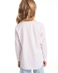 Heart Stripe Girls Long Sleeve