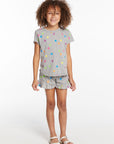 Rainbow Smiles Girls Crew Neck Tee GIRLS chaserbrand