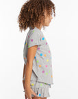 Rainbow Smiles Girls Crew Neck Tee GIRLS chaserbrand