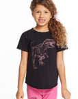 Dino Time Girls Crew Neck Tee