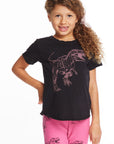 Dino Time Girls Crew Neck Tee