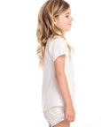 Lashy Pineapple Girls Shirttail Tee