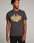 Aerosmith Flaming Skull Mens Tee