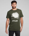 Bob Dylan Guitar Crew Neck Tee MENS chaserbrand