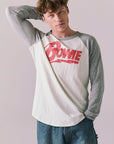 David Bowie Classic Bowie Mens Raglan Baseball Tee