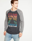 Pink Floyd Track List Mens Raglan Baseball Tee