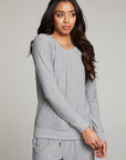 Heather Grey Long Sleeve Raglan Pullover