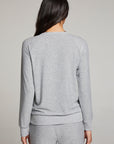 Heather Grey Long Sleeve Raglan Pullover