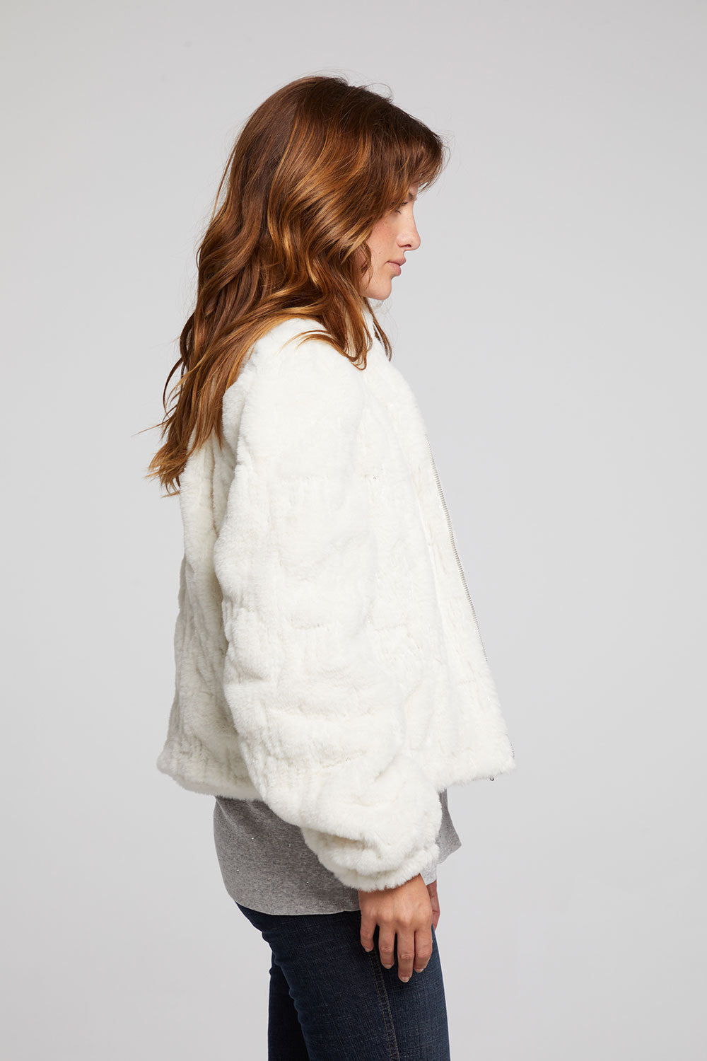 Puff Sleeve Starry White Jacket – chaser