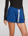 Cotton Fleece Shorts with Shoestring Tie