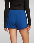 Cotton Fleece Shorts with Shoestring Tie