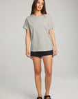 Everyday Essential Heather Grey Crew Neck Tee