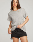 Everyday Essential Heather Grey Crew Neck Tee