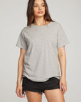 Everyday Essential Heather Grey Crew Neck Tee