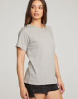 Everyday Essential Heather Grey Crew Neck Tee