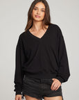 Poppy Black Pullover