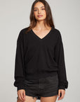 Poppy Black Pullover