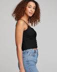 Cara Tank Top - Black Onyx