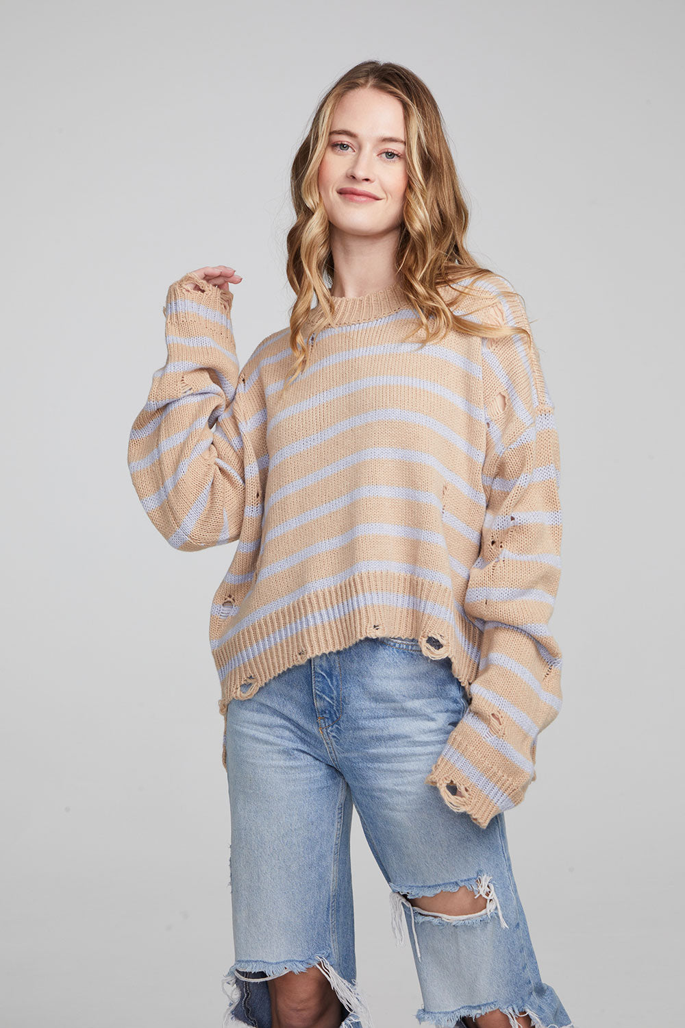 Jax Fairfax Stripe Pullover WOMENS chaserbrand