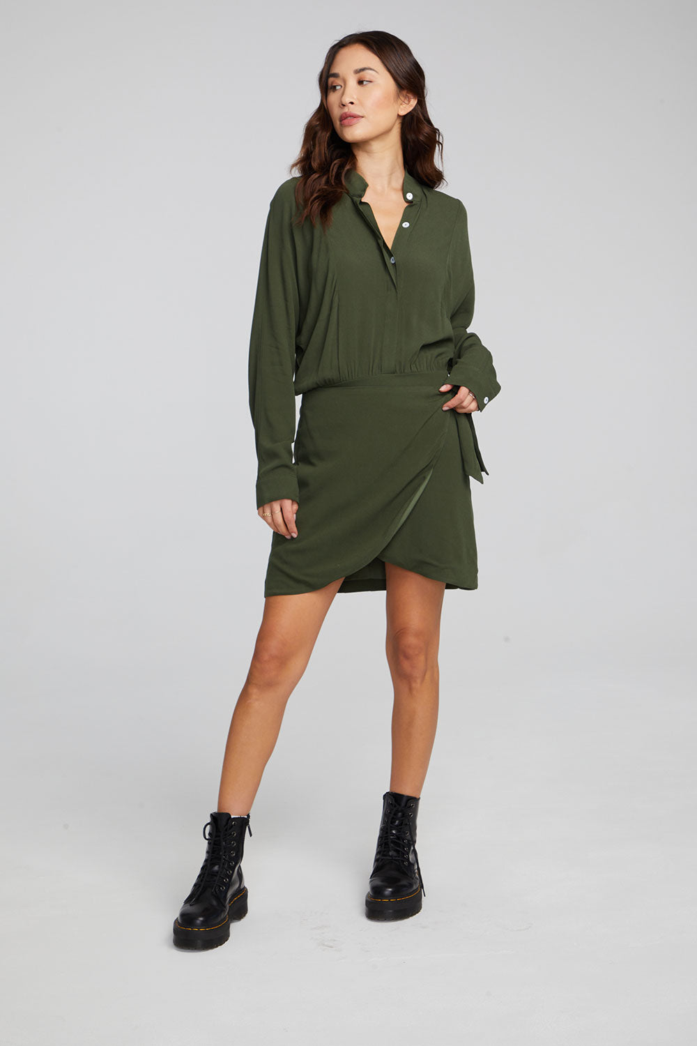 Syd Forest Night Mini Dress WOMENS chaserbrand