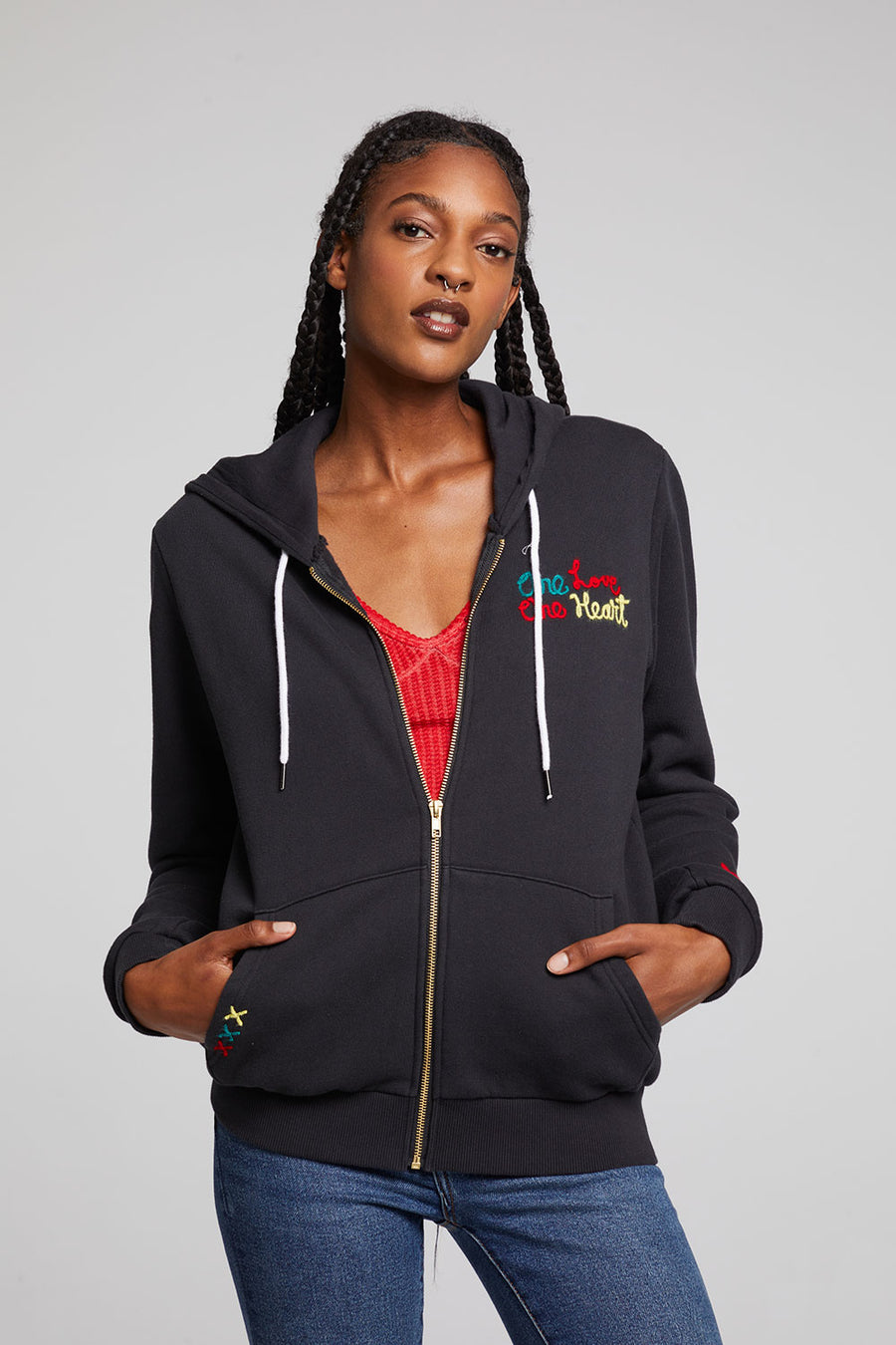 Love hot sale heart hoodie