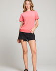 Cheyenne Electric Coral Pullover Tee