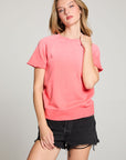 Cheyenne Electric Coral Pullover Tee