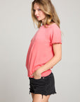 Cheyenne Electric Coral Pullover Tee