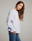 Dolphin South West Beach Stripe Button Down WOMENS chaserbrand