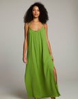 Bull Piquant Green Maxi Dress WOMENS chaserbrand