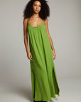 Bull Piquant Green Maxi Dress WOMENS chaserbrand