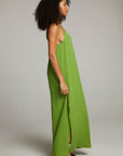 Bull Piquant Green Maxi Dress WOMENS chaserbrand