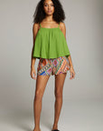 Tropical Piquant Green Top WOMENS chaserbrand