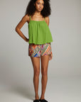 Tropical Piquant Green Top WOMENS chaserbrand