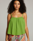 Tropical Piquant Green Top WOMENS chaserbrand